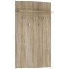 Extom Vešiak na stenu GEMINI H dub sonoma drevo 74 cm x 127 cm x 17 cm