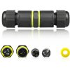 Interlook Hermetická káblová spojka IP68 | skrutkové spojenie + rýchlospojka 3-pin 450 V 17,5 A pre káble 5–10 mm | M683-B