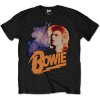 David Bowie tričko Retro Bowie čierne