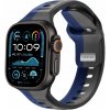 Cubenest Prémiový športový remienok na Apple Watch šedo-modrý