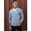 Pánsky sveter do V Dstreet WX2200 Farba: Šedá - svetlo, Veľkosť: 3XL