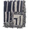 Bloomingville Prehoz z recyklovanej bavlny Frankie Blue 130 x 160 cm