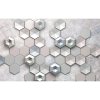 Komar Vliesová fototapeta Hexagon Concrete 400 x 250 cm