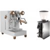 Lelit MaraX3 PL62X3, white + Stone Espresso Pebble, chrome