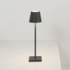 Zafferano Poldina micro akumulátorová lampa, IP65 čierna - LD0490D3