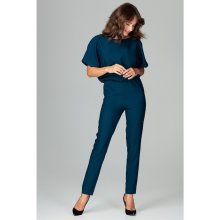 Lenitif Woman's Jumpsuit K495 modrá šedá