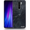 Picasee silikónový prehľadný obal pre Xiaomi Redmi Note 8 Pro - Black marble