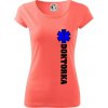Hviezda života - doktorka - Dámske tričko Pure - S ( Korálová )