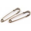 Ozdobný spínací špendlík kilt 13x65 mm - 2 ks staromosadz