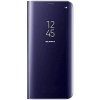 SES Zrkadlové plastové flip Samsung Galaxy S21 G991B - modré