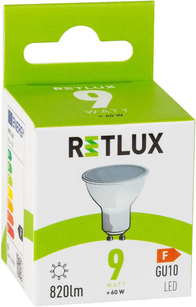 Retlux RLL 418 GU10 bulb 9W studená biela