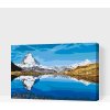 Vymalujsisam.sk Maľovanie podľa čísiel - Matterhorn Veľkosť: 40x60cm, Rám: Na plastovej doske