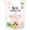Brit Care chrumkavý snack hmyzí s lososom s príchuťou tymiánu 200 g
