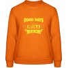 AWDis Sweat Mikina - Dobré dni začínajú pivom - Orange Crush - XS - Dámske