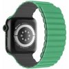 Swissten remienok pre apple watch silikónový - magnetic 38 / 40 / 41 mm zeleno/sivý
