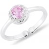 Olivie Detský prstienok RUŽOVÝ ZIRKÓN nastaviteľný 4724 Ag 925; ≤1,2 g.