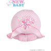 Pletený klobúčik New Baby ružovo-ružovy