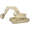 Woodcraft Drevené 3D puzzle Bager