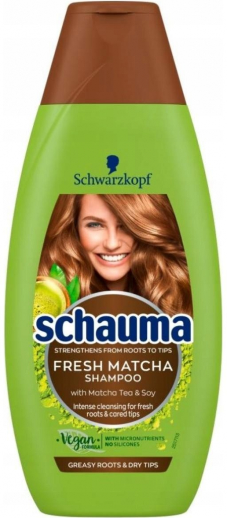 Schauma Fresh Matcha šampón na vlasy 400 ml