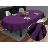 Biante Dekoračný oválny obrus Rongo RG-064 Tmavo fialový 120x180 cm