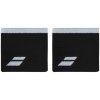 Potítko Babolat Logo Wristband 2P - black/white - Čierny