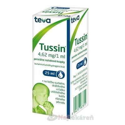 Tussin kvapky na kašeľ 25ml