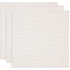 Jollein Plienky 3 ks 70x70 cm Miffy Stripe Biscuit
