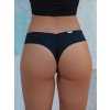 Dámske plavkové brazilky VERSABE čierna, Zvoľte veľkosť plavkové nohavičky L