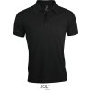 SOL's Collection Polokošile Prime Men, piqué, krátký rukáv, pánská COT25057100214-black Černá 4XL