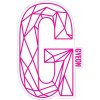 Samolepka Gyeon G Sticker Pink (200 mm x 131,3 mm)