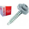 Klimas Wkret-Met RAL 9006 4,8x35mm - 250ks - Skrutky farmárske strešné TORX, farba: Biely hliník, WDD