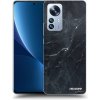 Picasee silikónový prehľadný obal pre Xiaomi 12 Pro - Black marble