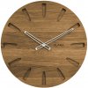 Dubové hodiny Vlaha strieborné ručičky VCT1021, 45cm