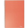 ESSELTE ColourBreeze Špirálový zošit A5 linajkový 80 listov koralový