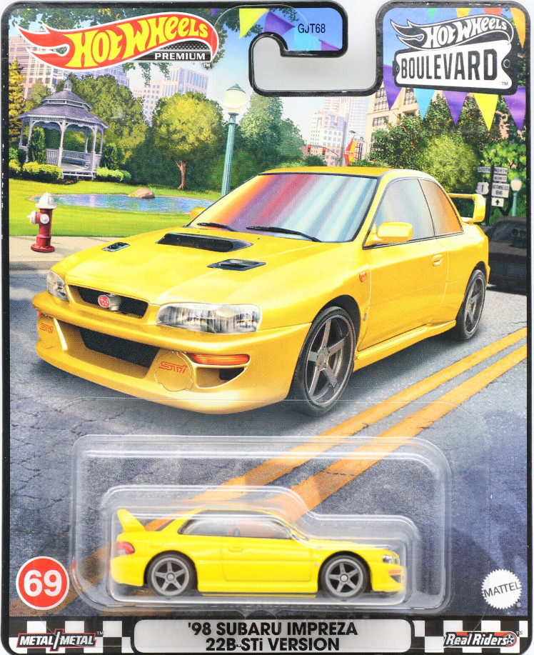 Hot Wheels Premium Boulevard 98 Subaru Impreza 22BSti Version