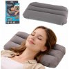 Ikonka BESTWAY 67121 Cestovný nafukovací vankúš z velúru sivý