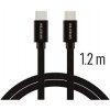 Swissten 71527201 datový USB-C - USB-C, 1.2m, černý