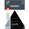 Canson Black Skicák 240 g/m², 20 listov, čierny rozmer A4