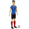 Barbie FUTBALOVÁ BÁBIKA - KEN V MODROM DRESS