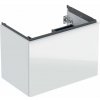 Geberit Acanto skrinka pod umývadlo, biele/lesklé sklo 503.004.01.2