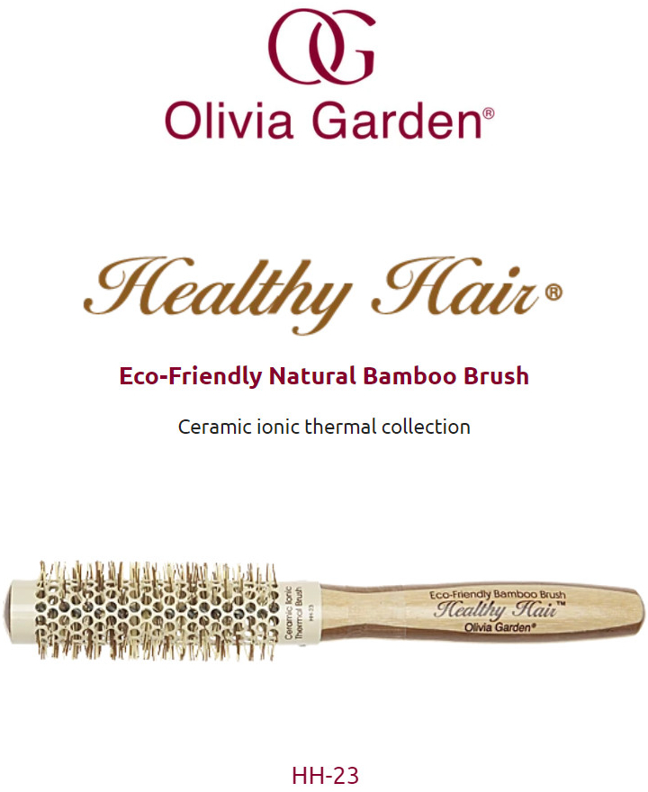 Olivia Garden Healthy Hair Bamboo termálne kefa na vlasy 23 mm (HH23) od  5,56 € - Heureka.sk