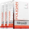 Foligain Minoxidil 5 % liečba na rast vlasov pre mužov – 3 fľaše