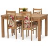 Jedálenská zostava PETRA stôl + 4 stoličky