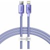 Baseus CAJY000205 Crystal Shine Series dátový kábel USB-C - Lightning 20W 1,2m Purple