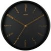 Dizajnové nástenné hodiny 5898BK Karlsson 35cm (8714302715112)