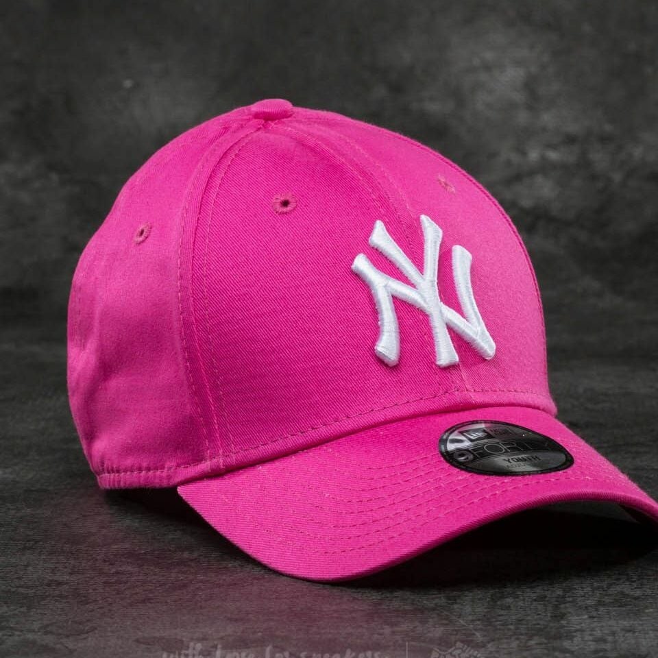 New Era 9Fifty Youth MLB Basic New York Yankees Cap Pink/ White