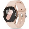 Tech-Protect Silicone remienok na Samsung Galaxy Watch 4 / 5 / 5 Pro / 6 / 7 / FE, caffee latte