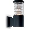 Exteriérové nástenné svietidlo Ideal lux 004716 TRONCO AP1 NERO 1xE27 60W IP44