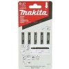 MAKITA B-27 A-85787 Pilový plátok pre priamočiare píly na rezanie kovu, nerezu, PVC a hliníka, 5 ks v balení Dĺžka plátku: pracovná / celková: 52 mm / 76 mm
