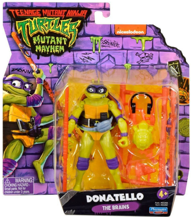 Playmates Toys Teenage Mutant Ninja Turtles Mutant Mayhem Donatello